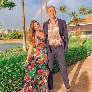 Lulus midi floral dress